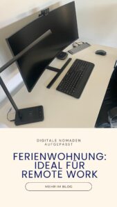 Digitale Nomaden aufgepasst: Warum unsere Ferienwohnung ideal für Remote Work ist