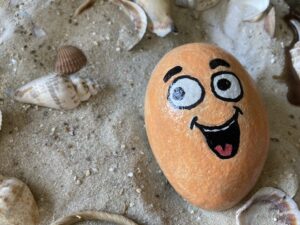 Wanderstein Lasse wartet auf seine erste große Reise