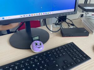 Wander-Nordstein Greta startet ihre Reise im Büro
